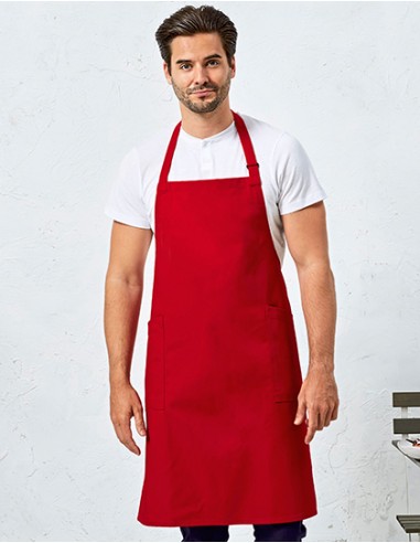 P-PR120-Recycled et Organic Fairtrade Bib Apron